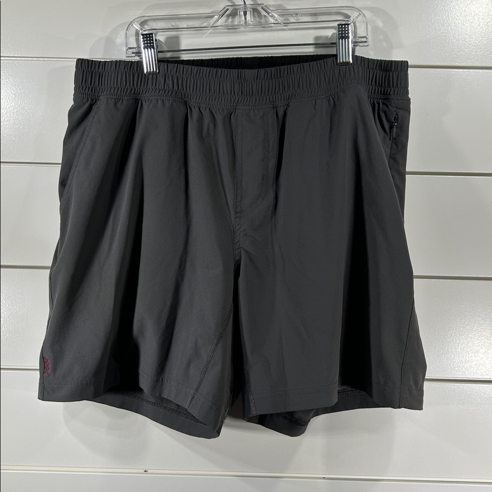 Rhone Shorts Mens L Gray Running Athletic Workout Gym Training Drawstring